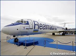 Real Madrid Flugzeug